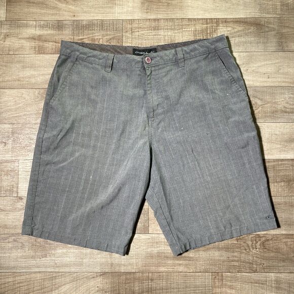 O'NEILL Chino Style Gray Shorts Casual w/ Pockets Men's Size 36 - Picture 1 of 6